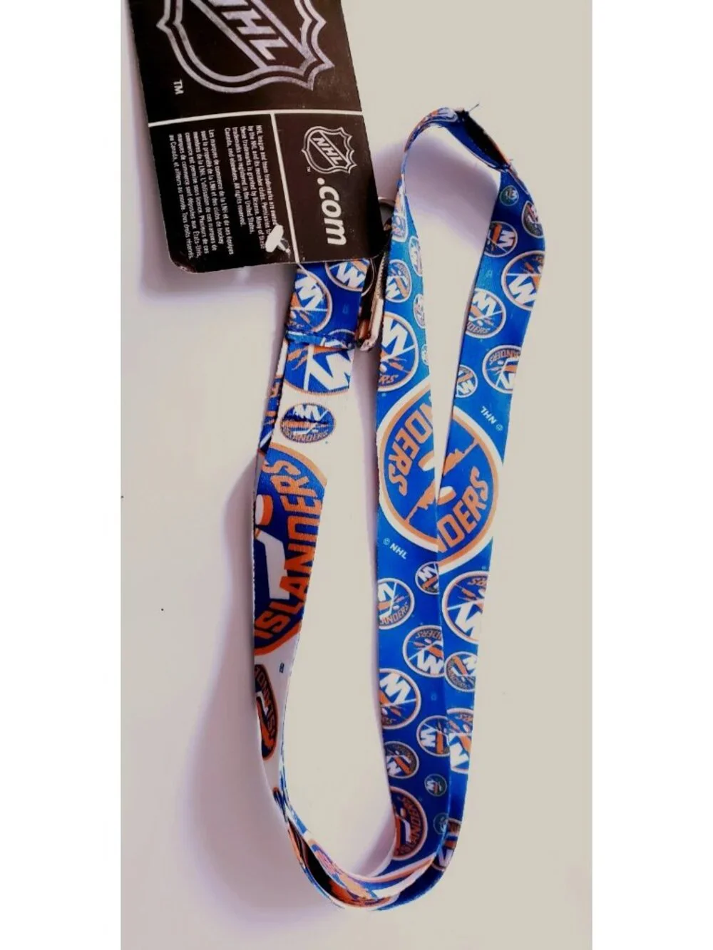 LOT of 3 New York Islanders Lanyard Keychain Double Sided With Clip NHL New
